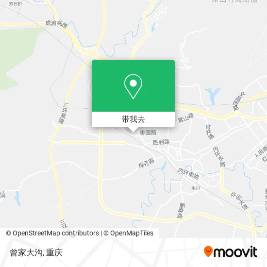 曾家大沟地图