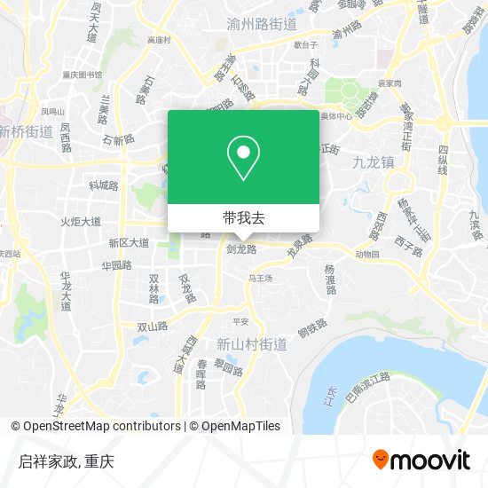 启祥家政地图
