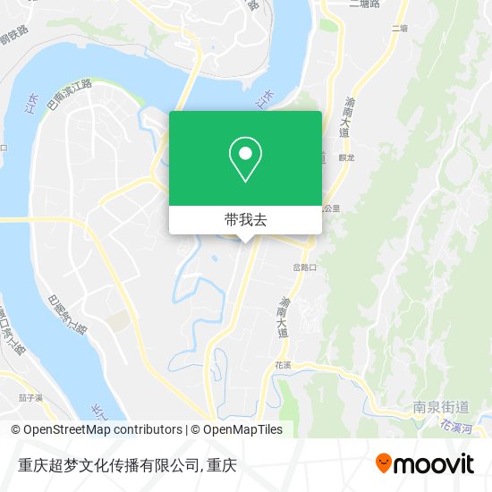 重庆超梦文化传播有限公司地图