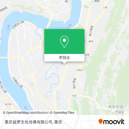 重庆超梦文化传播有限公司地图