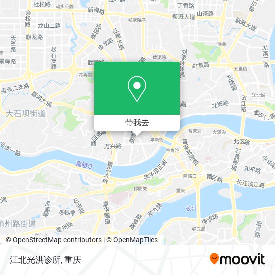 江北光洪诊所地图