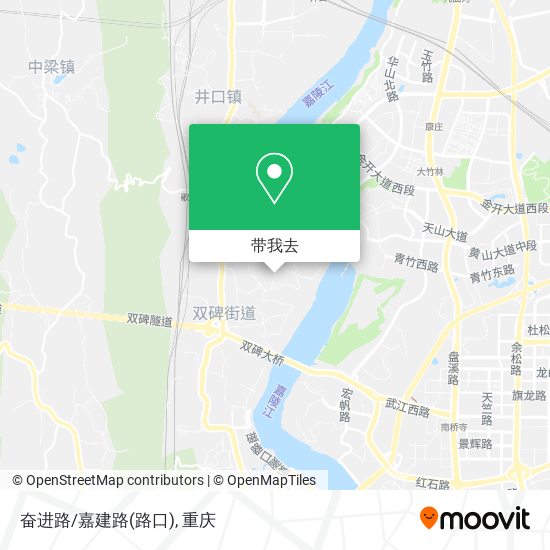 奋进路/嘉建路(路口)地图