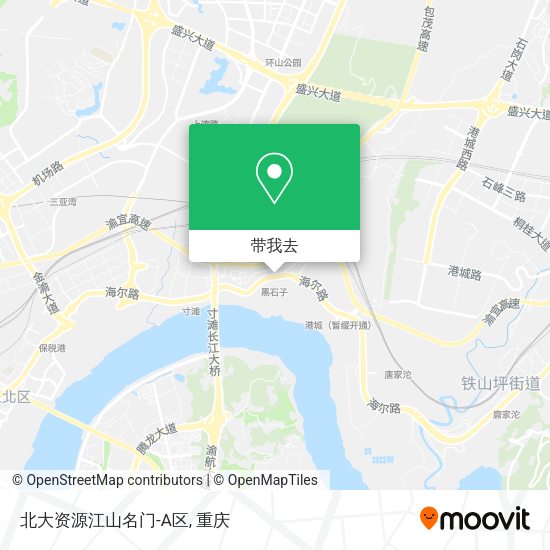 北大资源江山名门-A区地图