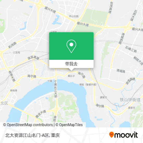 北大资源江山名门-A区地图