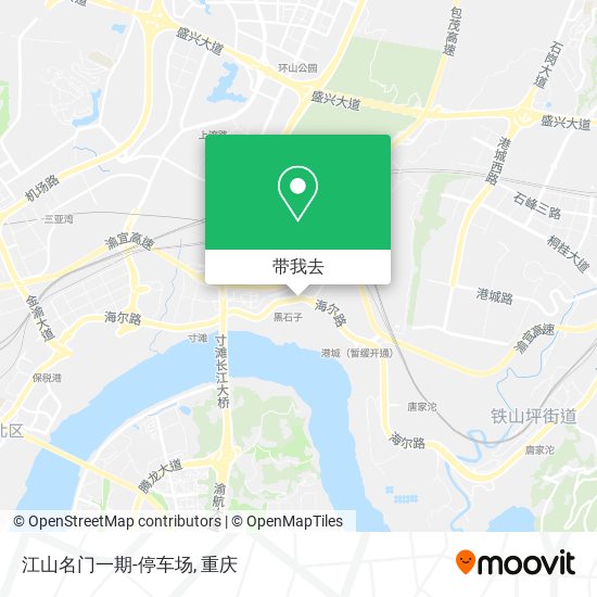 江山名门一期-停车场地图
