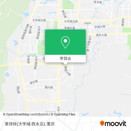 莱得快(大学城·西永店)地图