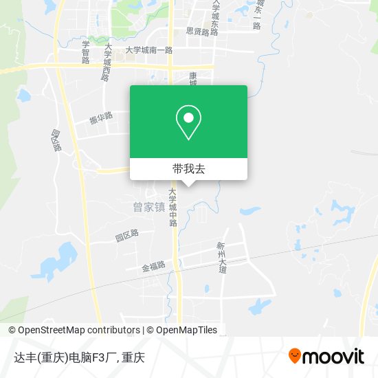 达丰(重庆)电脑F3厂地图