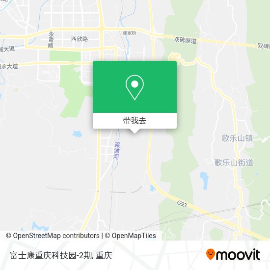 富士康重庆科技园-2期地图