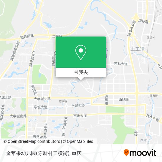 金苹果幼儿园(陈新村二横街)地图