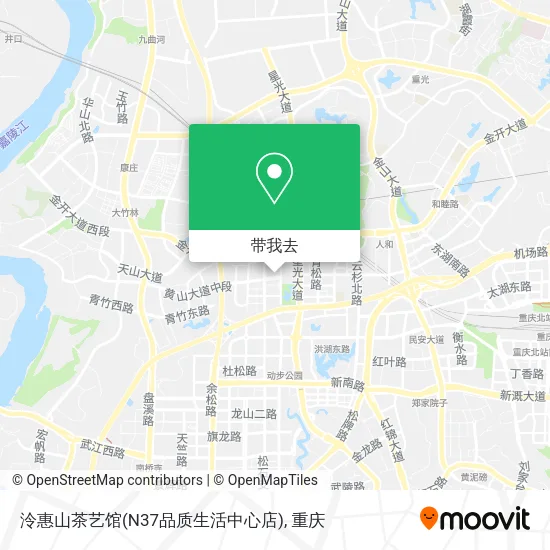 泠惠山茶艺馆(N37品质生活中心店)地图