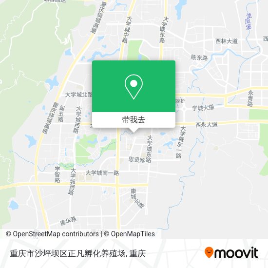 重庆市沙坪坝区正凡孵化养殖场地图