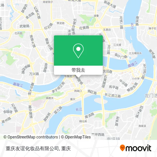 重庆友谊化妆品有限公司地图