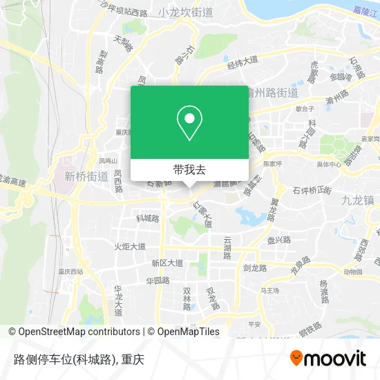 路侧停车位(科城路)地图
