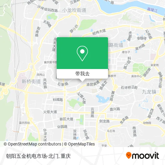 朝阳五金机电市场-北门地图