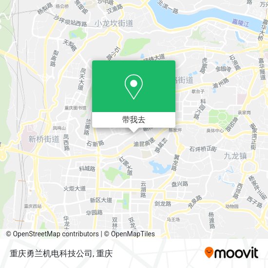 重庆勇兰机电科技公司地图