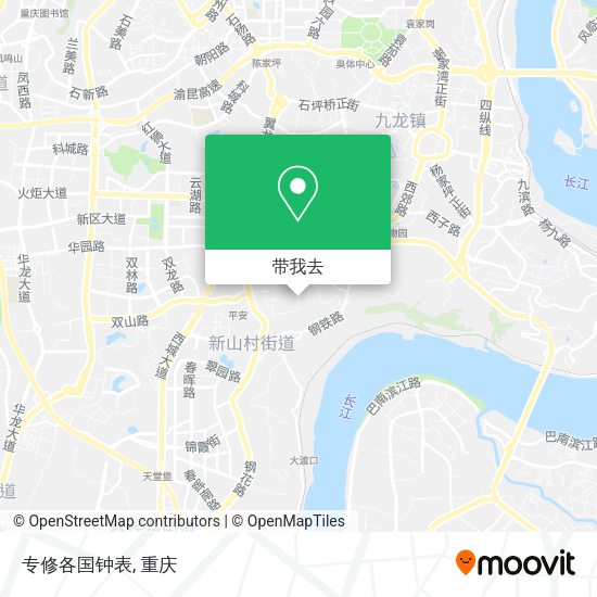 专修各国钟表地图
