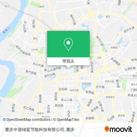 重庆中源绿蓝节能科技有限公司地图
