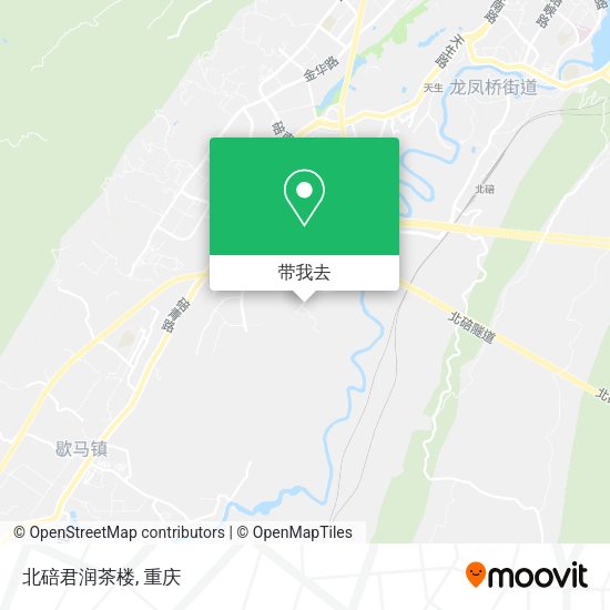 北碚君润茶楼地图