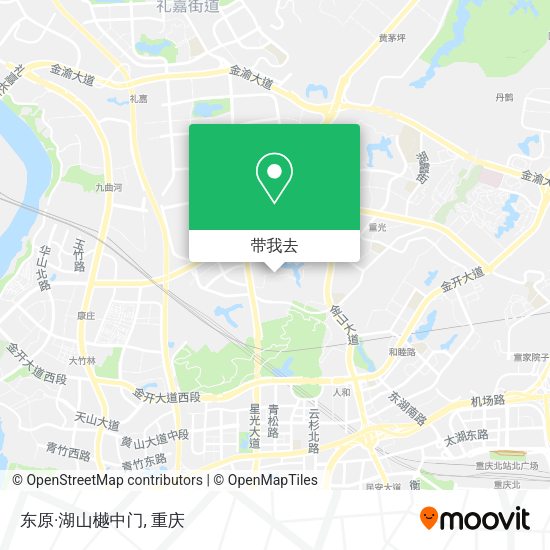 东原·湖山樾中门地图
