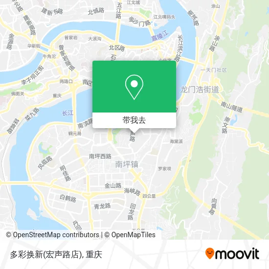 多彩换新(宏声路店)地图