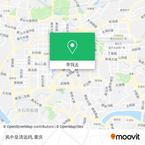 凤中皇清远鸡地图
