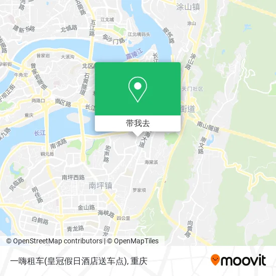 一嗨租车(皇冠假日酒店送车点)地图