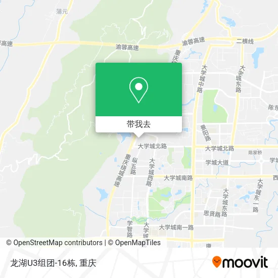 龙湖U3组团-16栋地图