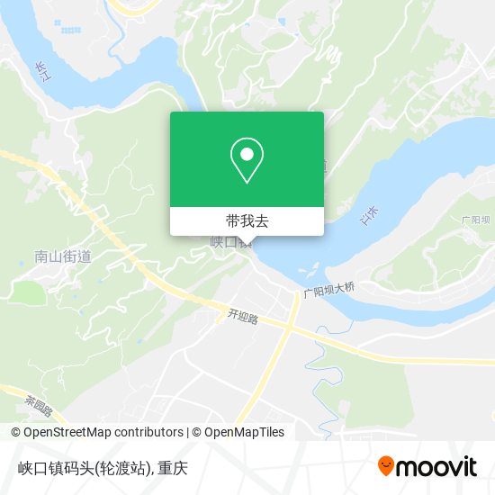 峡口镇码头(轮渡站)地图