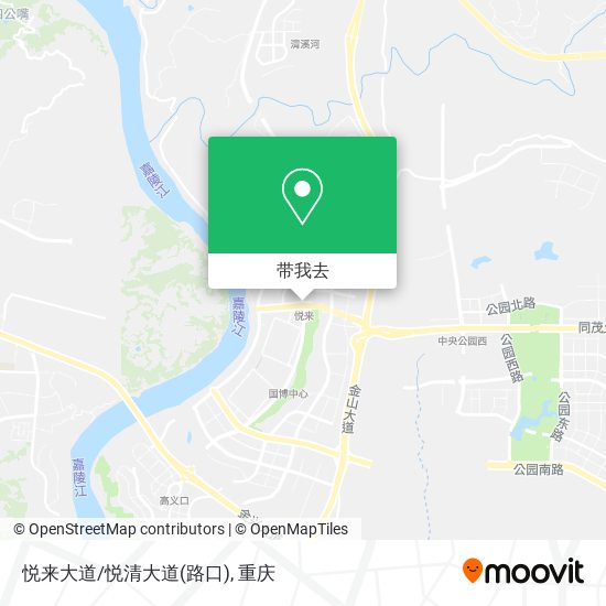 悦来大道/悦清大道(路口)地图