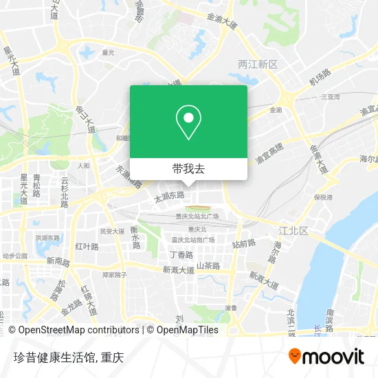 珍昔健康生活馆地图