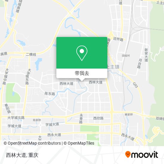 西林大道地图