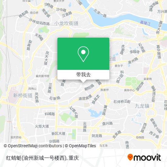 红蜻蜓(渝州新城一号楼西)地图