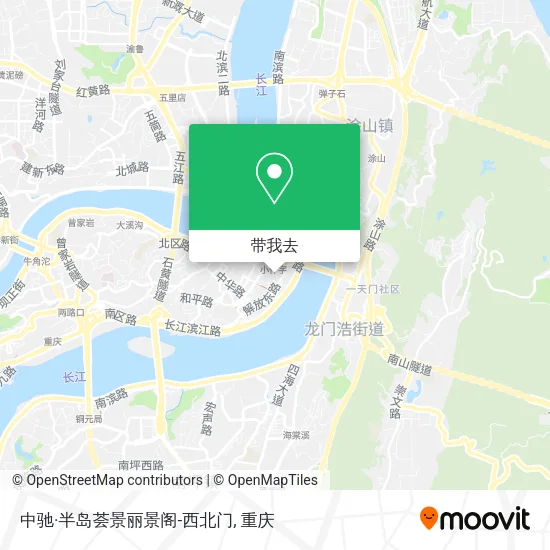 中驰·半岛荟景丽景阁-西北门地图