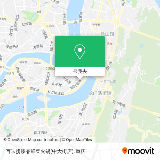 百味捞臻品鲜菜火锅(中大街店)地图