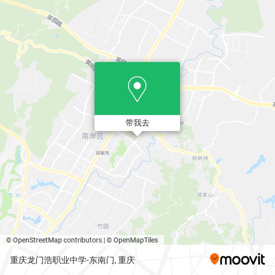 重庆龙门浩职业中学-东南门地图