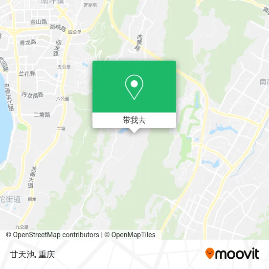 甘天池地图
