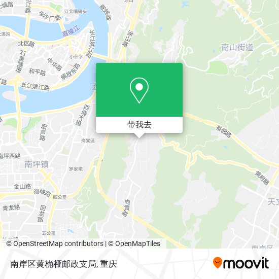 南岸区黄桷桠邮政支局地图