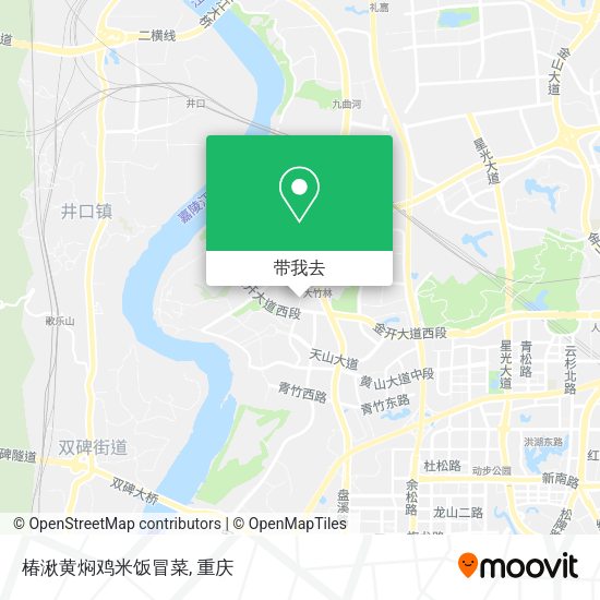 椿湫黄焖鸡米饭冒菜地图