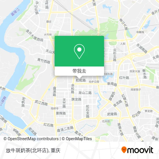 放牛斑奶茶(北环店)地图