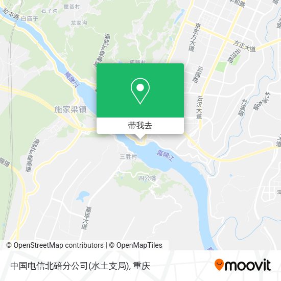 中国电信北碚分公司(水土支局)地图
