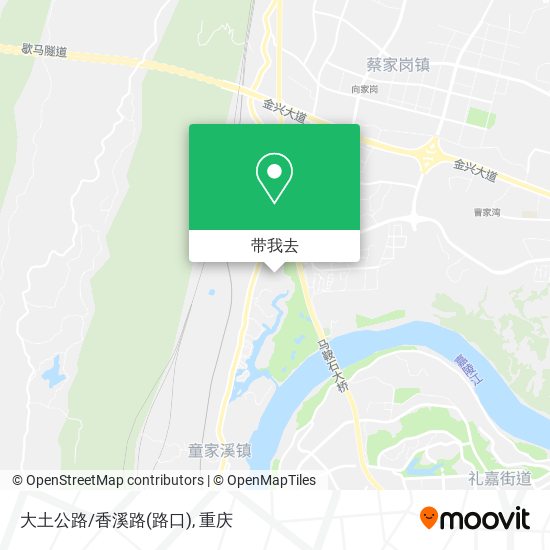 大土公路/香溪路(路口)地图