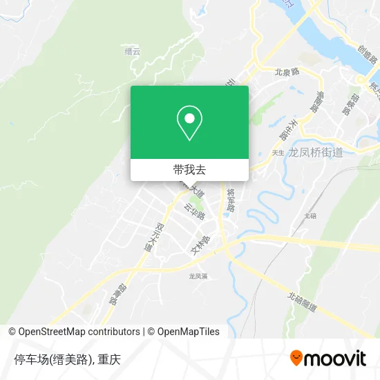 停车场(缙美路)地图