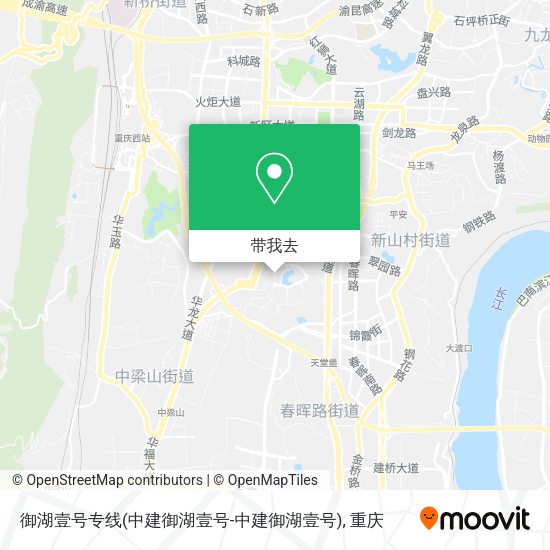 御湖壹号专线(中建御湖壹号-中建御湖壹号)地图