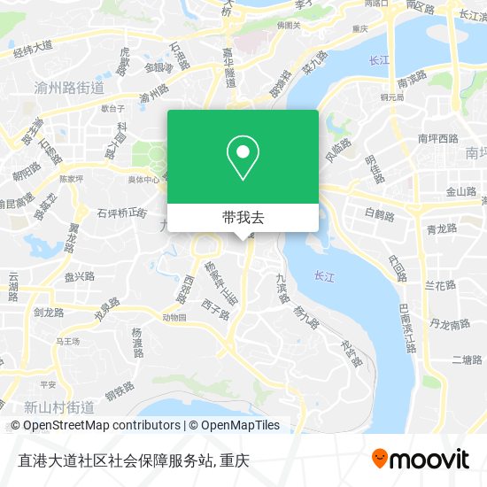 直港大道社区社会保障服务站地图