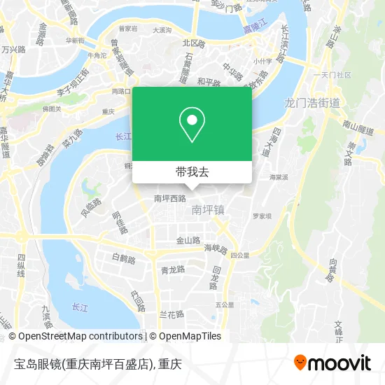 宝岛眼镜(重庆南坪百盛店)地图