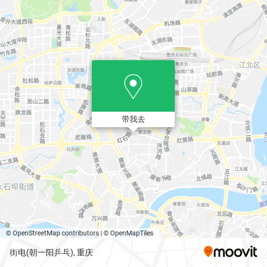 街电(朝一阳乒乓)地图