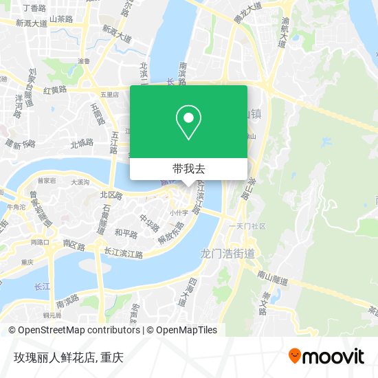 玫瑰丽人鲜花店地图