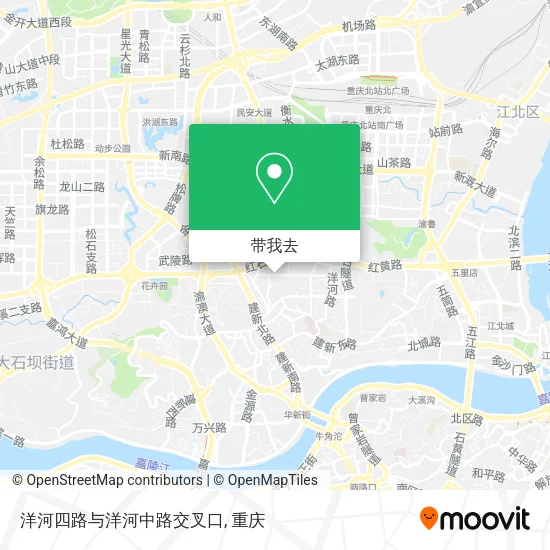 洋河四路与洋河中路交叉口地图