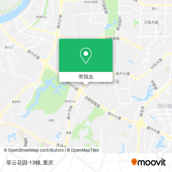 翠云花园-13幢地图