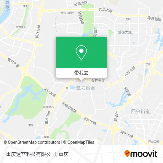 重庆迷宫科技有限公司地图